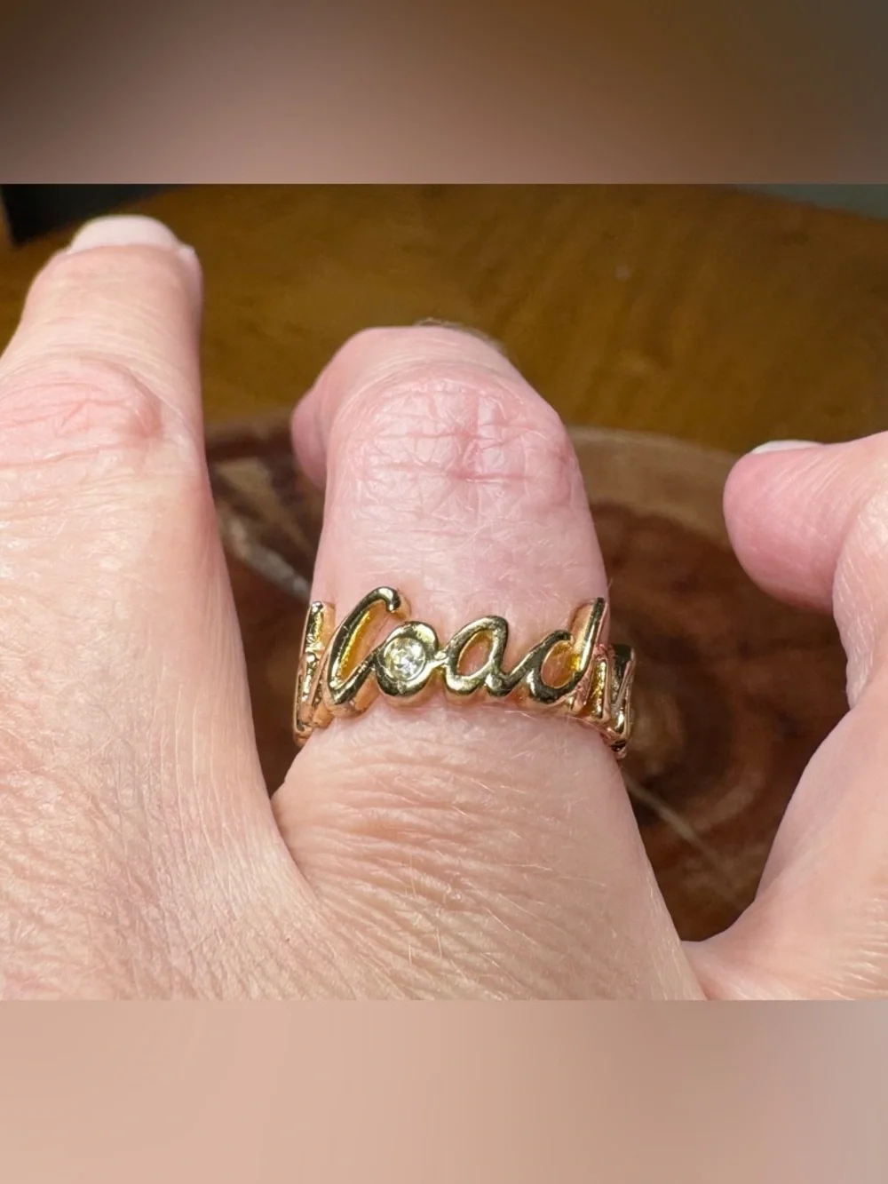 COACH SCRIPT RING - Picture 8 of 9